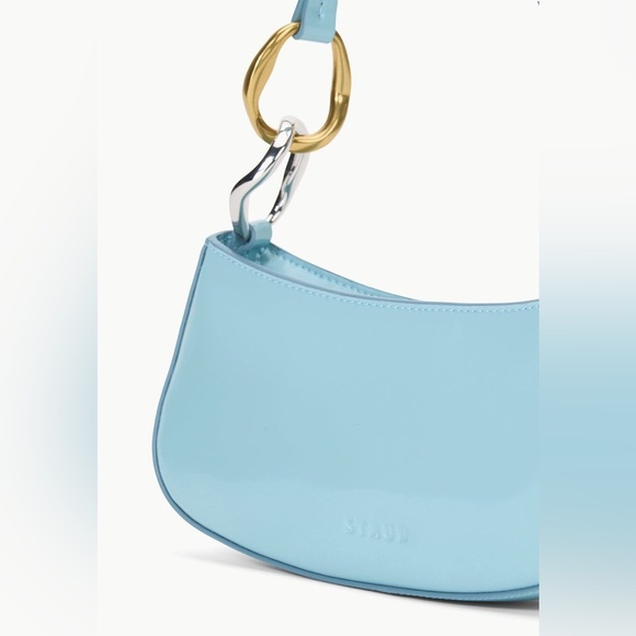NWT Staud Ollie Shoulder Bag Mist 🌟Rare🌟 - Picture 3 of 15